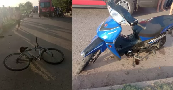 Un joven falleció tras chocar con su moto a un ciclista de 14 años en PGSM