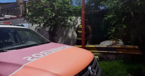 Puerto: se incendiaba una casa y su dueño no permitió que entren los Bomberos