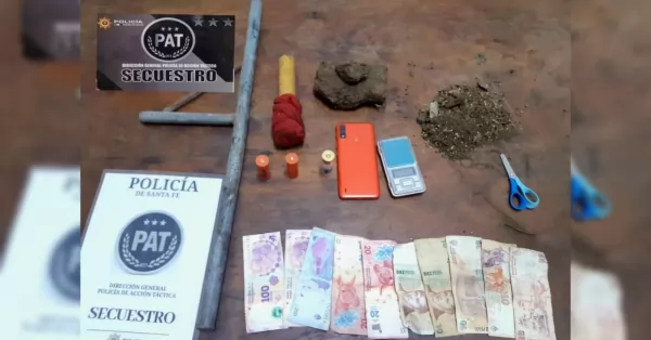 San Lorenzo: La PAT detuvo a un joven con un arma tumbera y marihuana