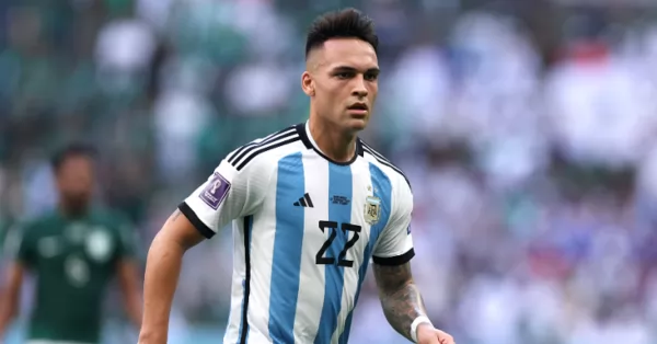 Lautaro Martínez arrastra un fuerte dolor de tobillo