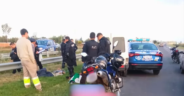 Cuatro detenidos tras persecución policial por Autopista Rosario - Santa Fe desde Puerto a Beltrán