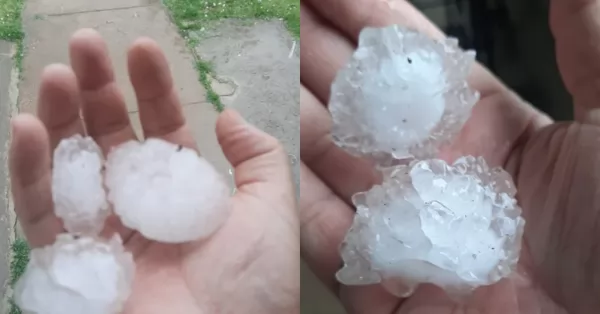 Fuerte granizada en la provincia de Buenos Aires impactó en zonas urbanas y rurales