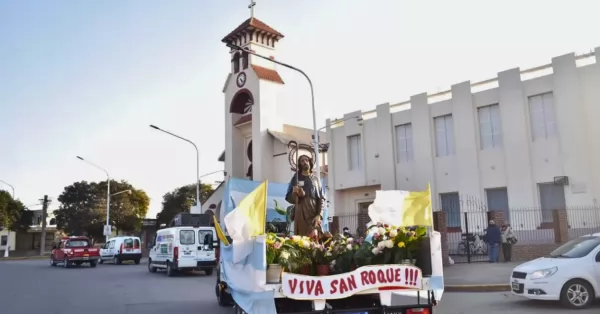 El próximo domingo se realizará la procesión por San Roque en Capitán Bermúdez  