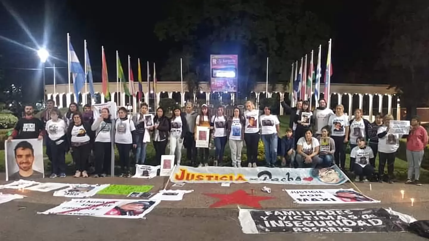 Protesta de vecinos por la inseguridad se hizo escuchar en el cierre de los Juegos Suramericanos 