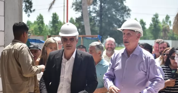 De Grandis y Bartolacci recorrieron la segunda etapa de obras en el Polo Educativo de Puerto 