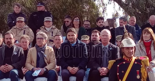 De Grandis y Pullaro encabezaron el acto en un nuevo aniversario de la Batalla Punta Quebracho 