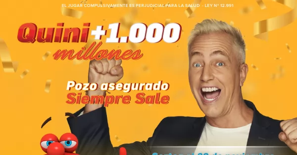 Quini 6 de los mil millones: cómo se juega, cuándo se sortea y cuánto sale el ticket