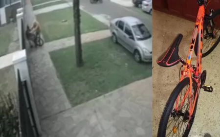 Baigorria: tras empujarlo le robaron la bicicleta a un chico de 11 años