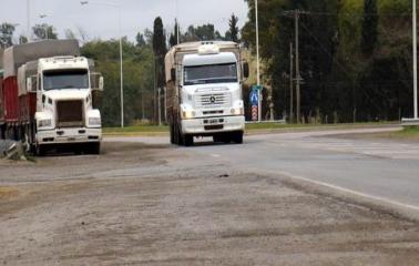 Vuelco de un camión en Ruta 34