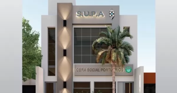 El SUPA construye un nuevo edificio gremial y la sede de la Obra Social Portuarios