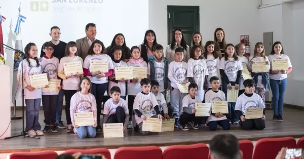 San Lorenzo: realizaron su promesa los nuevos integrantes del Consejo de Niños