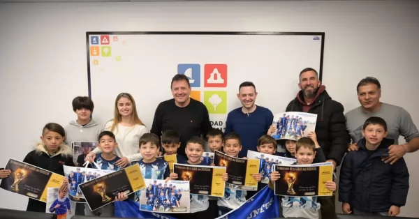 San Lorenzo: el intendente recibió a niños sanlorencinos que se destacan en diferentes deportes