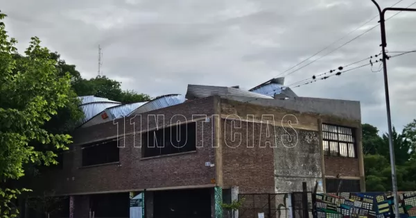 Preocupación en la comunidad educativa de la escuela 439 por los daños causados durante la última tormenta 