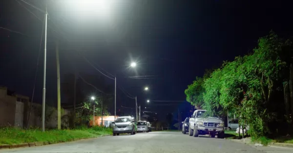 San Lorenzo sumó más de 800 luces led en 250 cuadras en las últimas semanas