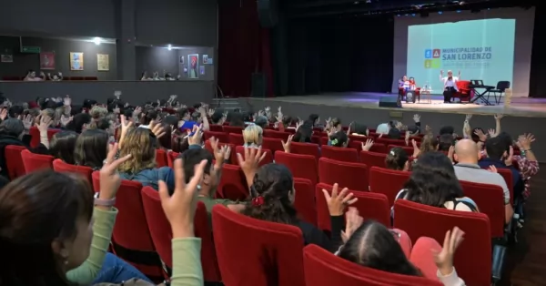 San Lorenzo: el municipio anticipó obras para poner en valor el teatro Aldo Braga del Centro Cultural 