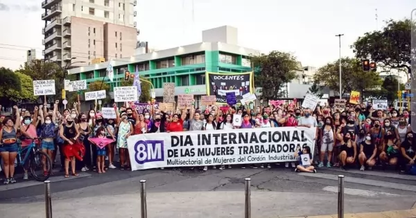 Este viernes realizaran una marcha por el 8M en San Lorenzo 