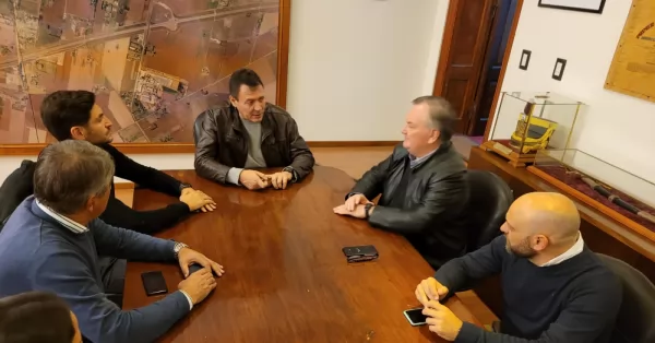 Pullaro y Michlig se reunieron con Raimundo en la previa de la asunción de las autoridades departamentales del radicalismo 