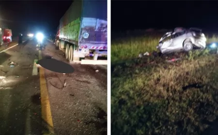 Andino: Dos muertos y cuatro heridos en un accidente sobre ruta 91