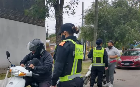 Operativo saturación en San Lorenzo: 45 personas identificadas y 5 motos remitidas al corralón