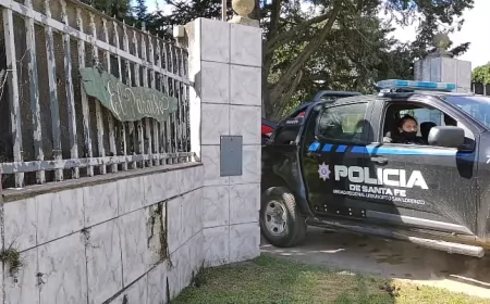 Operativo policial en la polémica finca El Paraíso
