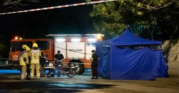 Falleció un motociclista en Roldán