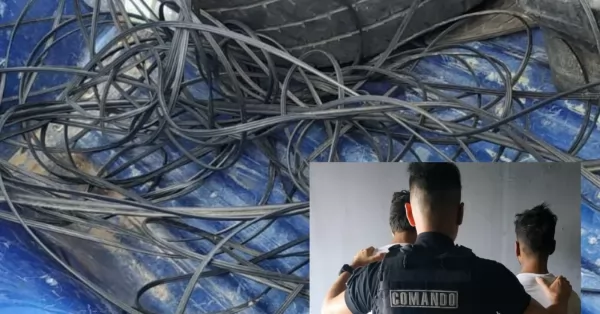 Persiguió a los ladrones que le robaron cables de su domicilio en San Lorenzo