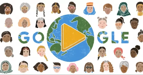 El doodle de Google por el Día Internacional de la Mujer