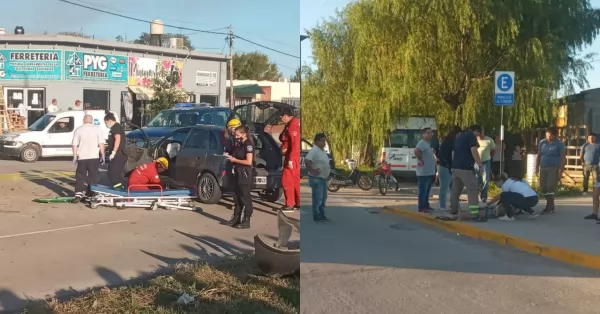 Dos accidentes en Avenida Interurbana, uno en Capitán Bermúdez y uno en Fray Luis Beltrán