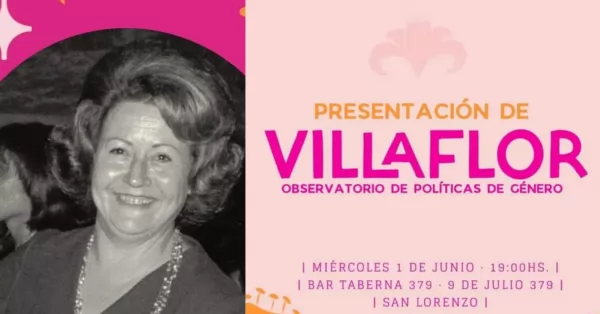 Presentan Villaflor en San Lorenzo, un observatorio de políticas de género