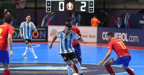 España fue más y derrotó a Argentina en las semis de la Finalissima de Futsal