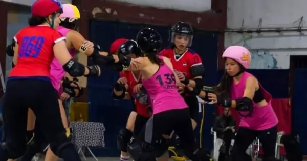 El roller derby llega a San Lorenzo con un multitudinario torneo 