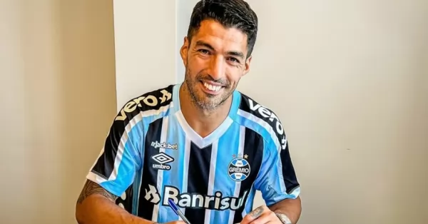 Luis Suárez jugará en Gremio de Porto Alegre 