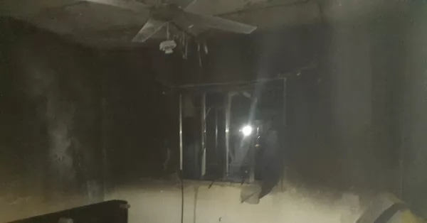 Una vivienda ardió en llamas en Puerto San Martín