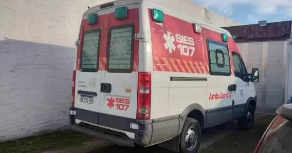 Robaron elementos de una ambulancia del SIES en el Hospital de Bermúdez