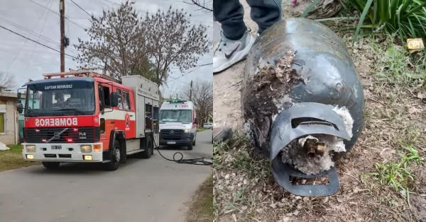 Susto en Bermúdez: explotó una garrafa en una vivienda de Villa El Prado