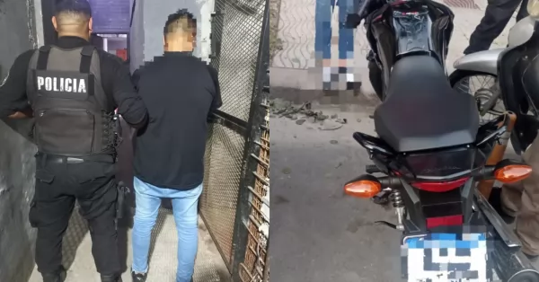 Detuvieron a un hombre de Rosario por intentar robar una moto en San Lorenzo