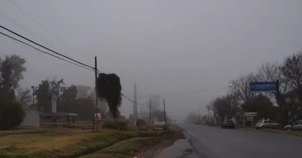 Jueves húmedo y gris en la región