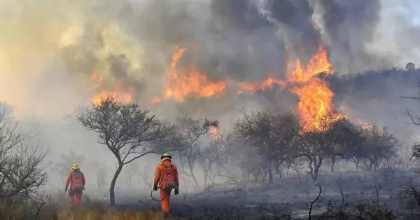 Alerta por riesgo extremo de incendios forestales en Córdoba debido a Condiciones Meteorológicas