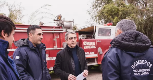 Traferri presentó un proyecto para que la provincia adhiera a la Ley de Fortalecimiento de Bomberos Voluntarios