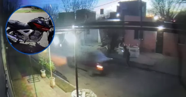 Les robaron la moto, los extorsionaron y el ladrón los llamó para que borren el video