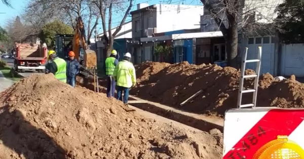 San Lorenzo: Corte y desvío en Bv. Urquiza por una obra de Aguas Santafesinas