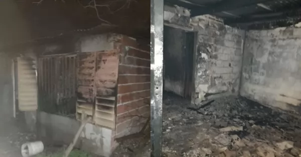 Bermúdez: se incendió una casa abandonada en barrio Copello