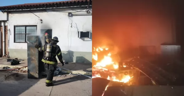 Beltrán: nuevo incendio dentro de la planta abandonada de ArZinc