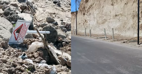 Vandalizaron carteles y postes del nuevo Paseo Costanero de San Lorenzo