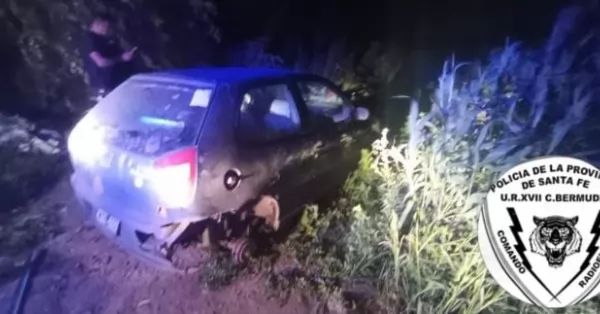 Bermúdez: robaron un auto en el centro y apareció abandonado en Barrio Quinta