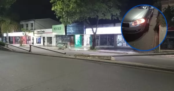 Se confundió de pedal, apretó el acelerador y chocó el cantero central de Av. San Martín