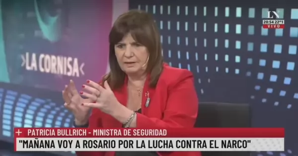 Bullrich: “las bandas narco están tratando de meterse en el complejo agroexportador de San Lorenzo” 