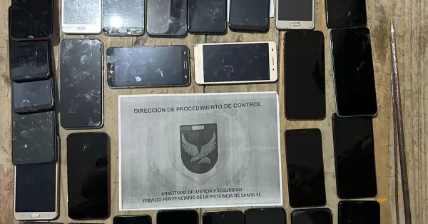 Secuestraron cocaína y 26 celulares en la Cárcel de Coronda