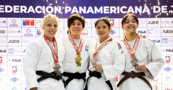 El equipo de Judo argentino se llevó 4 medallas en el certamen chileno 