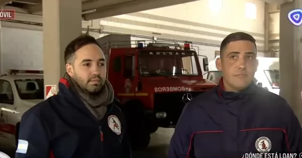 Bomberos voluntarios de Carcarañá y Roldán participaron en la búsqueda de Loan en Corrientes